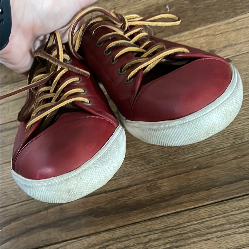 Frye Red Leather Sneakers for women - Picture 2 of 9